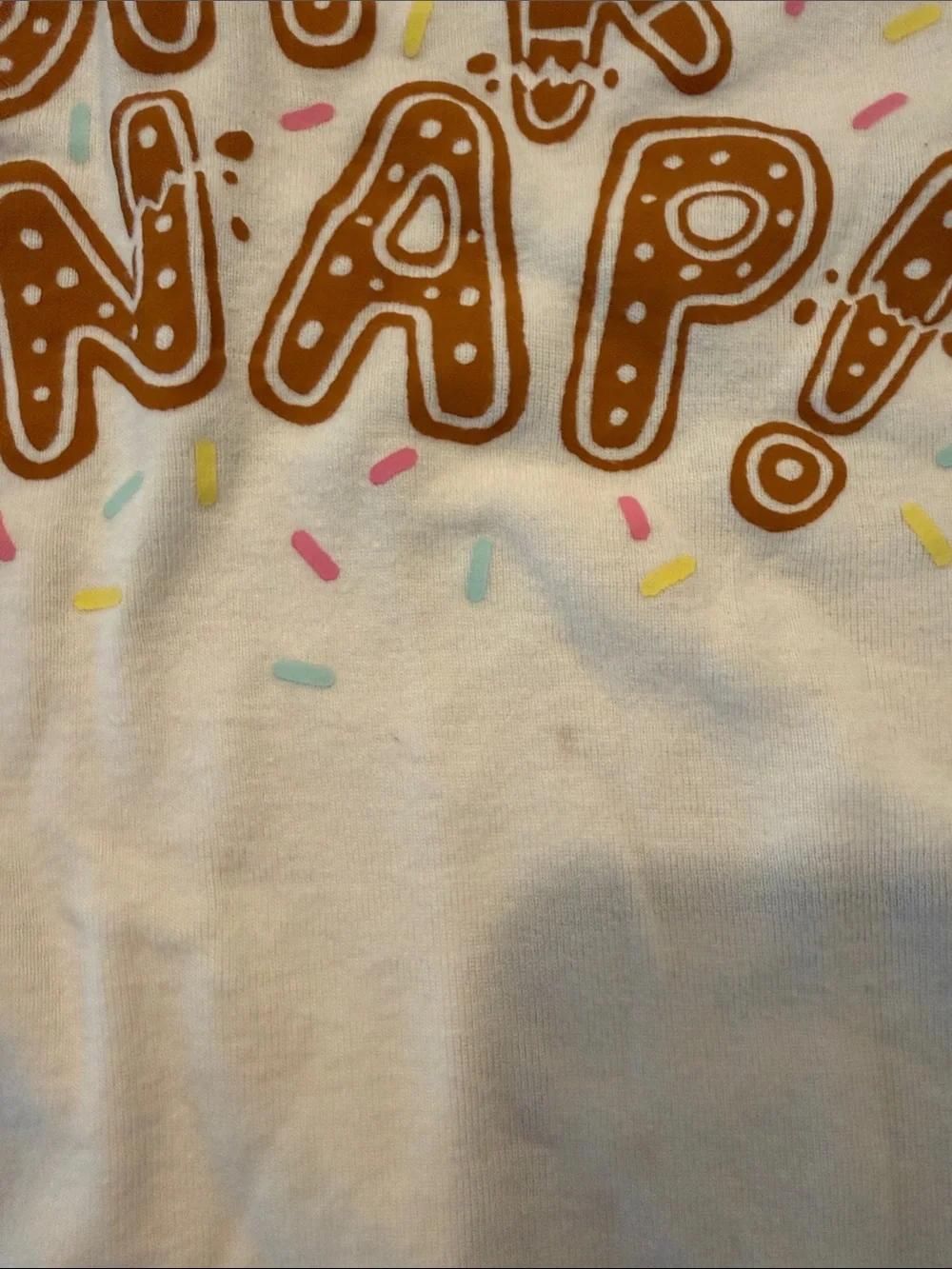 Old Navy Pink & White Gingerbread 